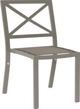 FIORE - Stackable aluminium garden chair by JANUS et Cie - view 3